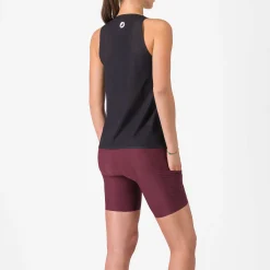 Pantaloncini donna Castelli Comfort Travel - Bordeaux
