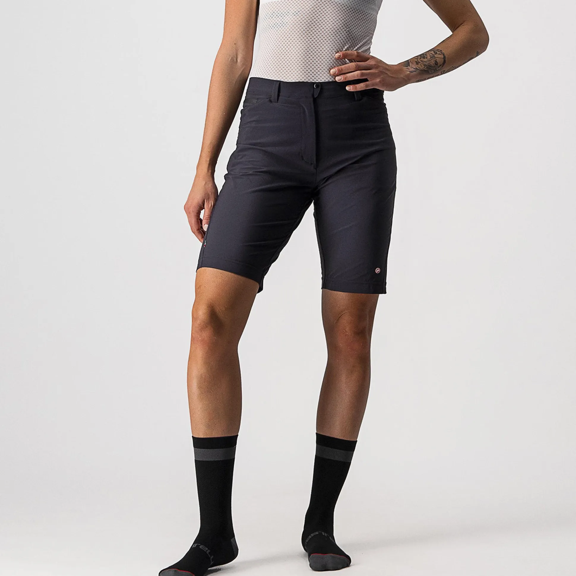 Pantaloncini Donna Castelli Unlimited Baggy - Nero