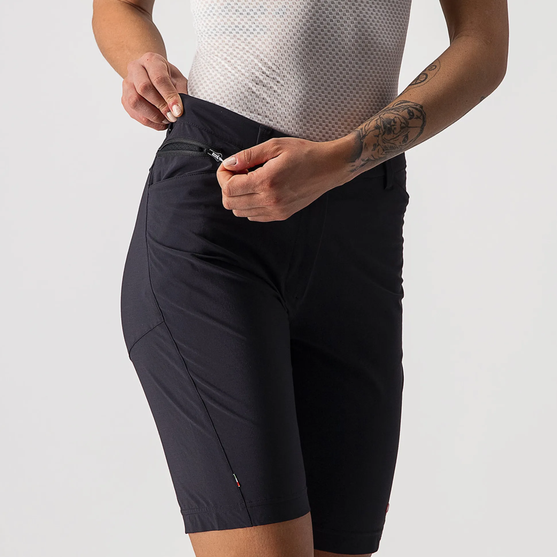 Pantaloncini Donna Castelli Unlimited Baggy - Nero