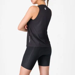 Pantaloncini donna Castelli Comfort Travel - Nero