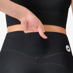 Pantaloncini donna Castelli Comfort Travel - Nero