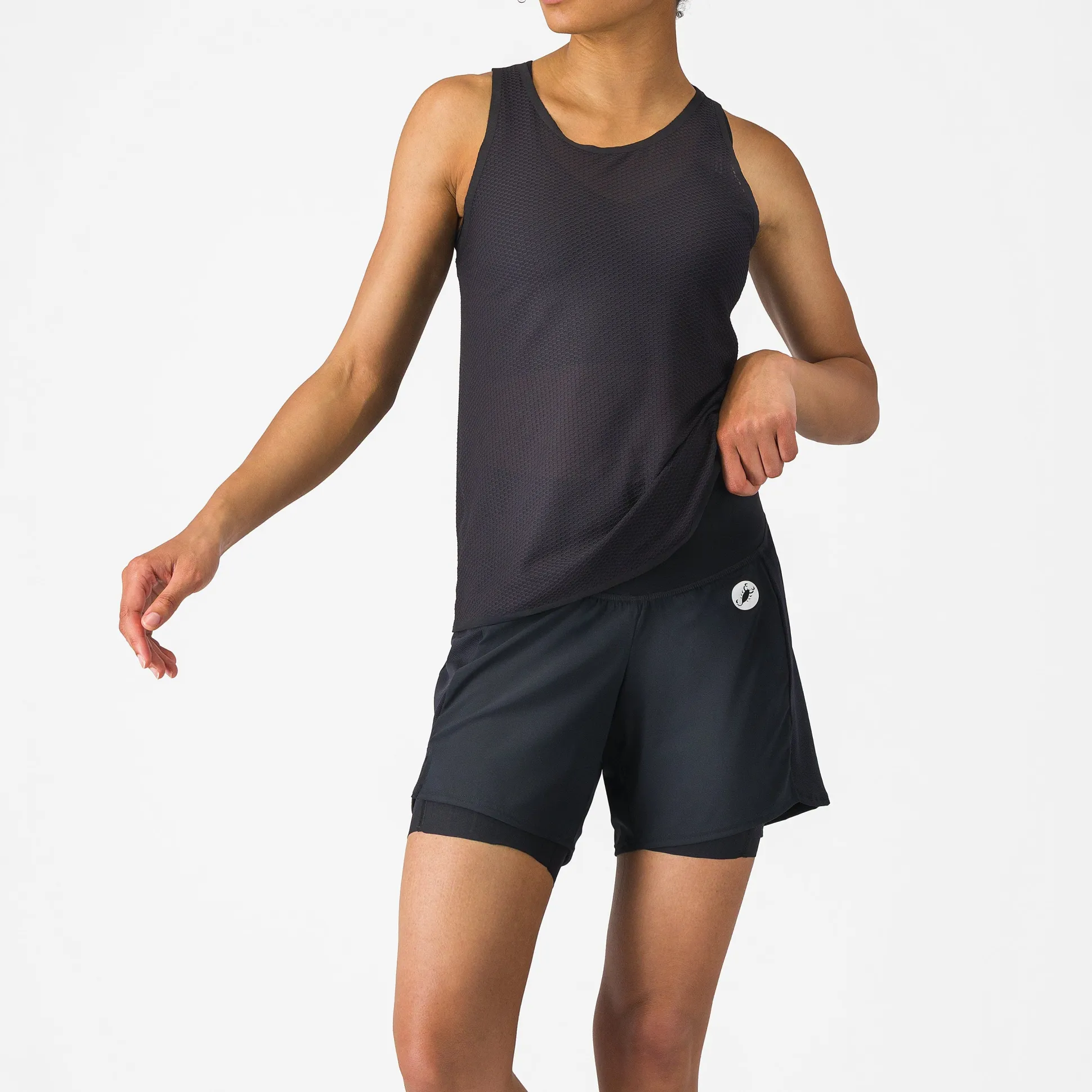 Pantaloncini donna Castelli Movement Travel - Nero