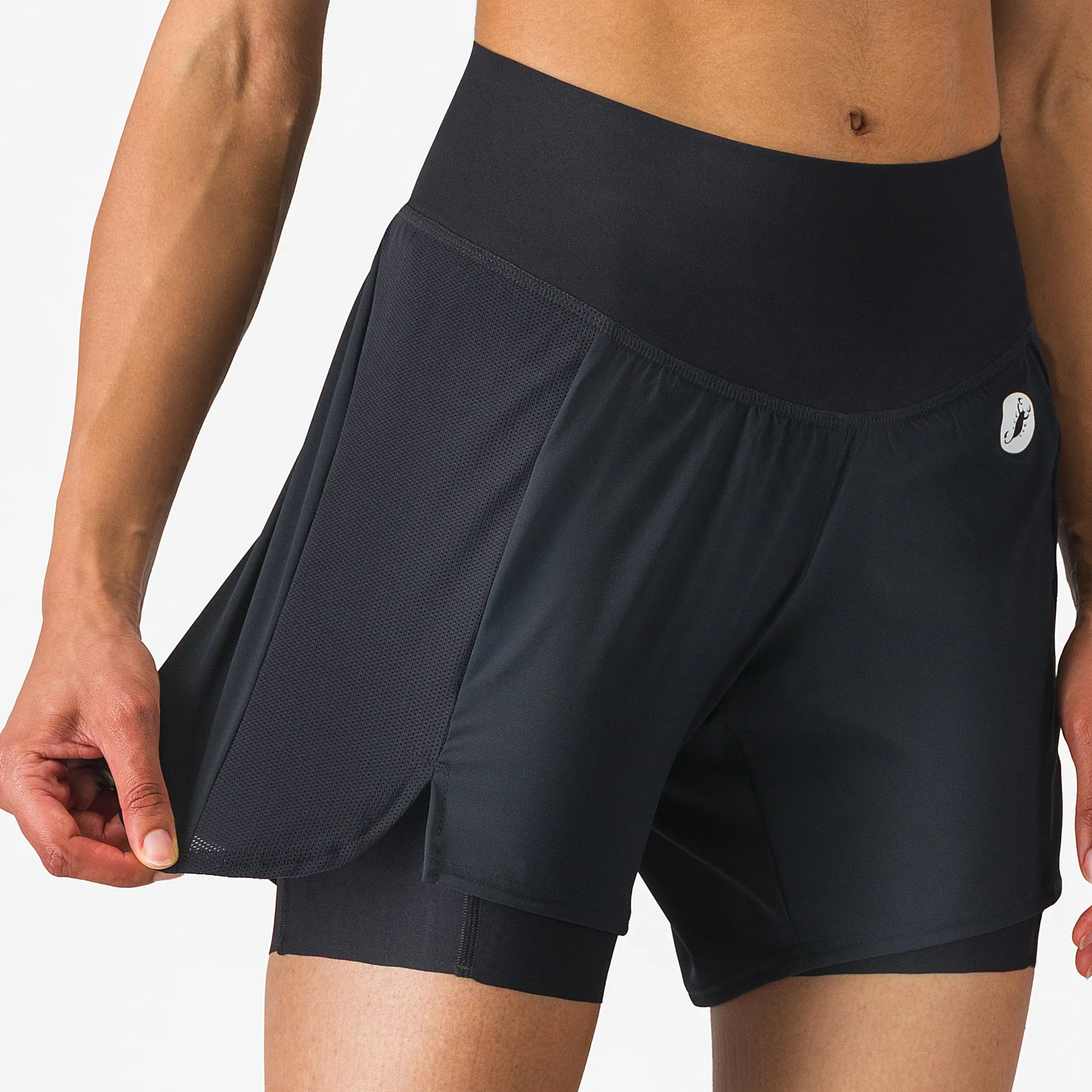 Pantaloncini donna Castelli Movement Travel - Nero