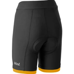 Pantaloncini donna Dotout Instinct Pro - Nero giallo
