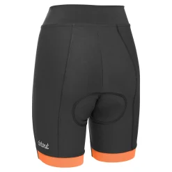 Pantaloncini donna Dotout Sprint Endurance - Nero arancio