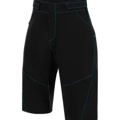 Pantaloncini donna mtb Santini Selva - Nero blu