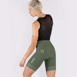 Pantaloncini donna Nalini Road - Verde