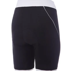Pantaloncini donna Rh+ Pista - Nero bianco