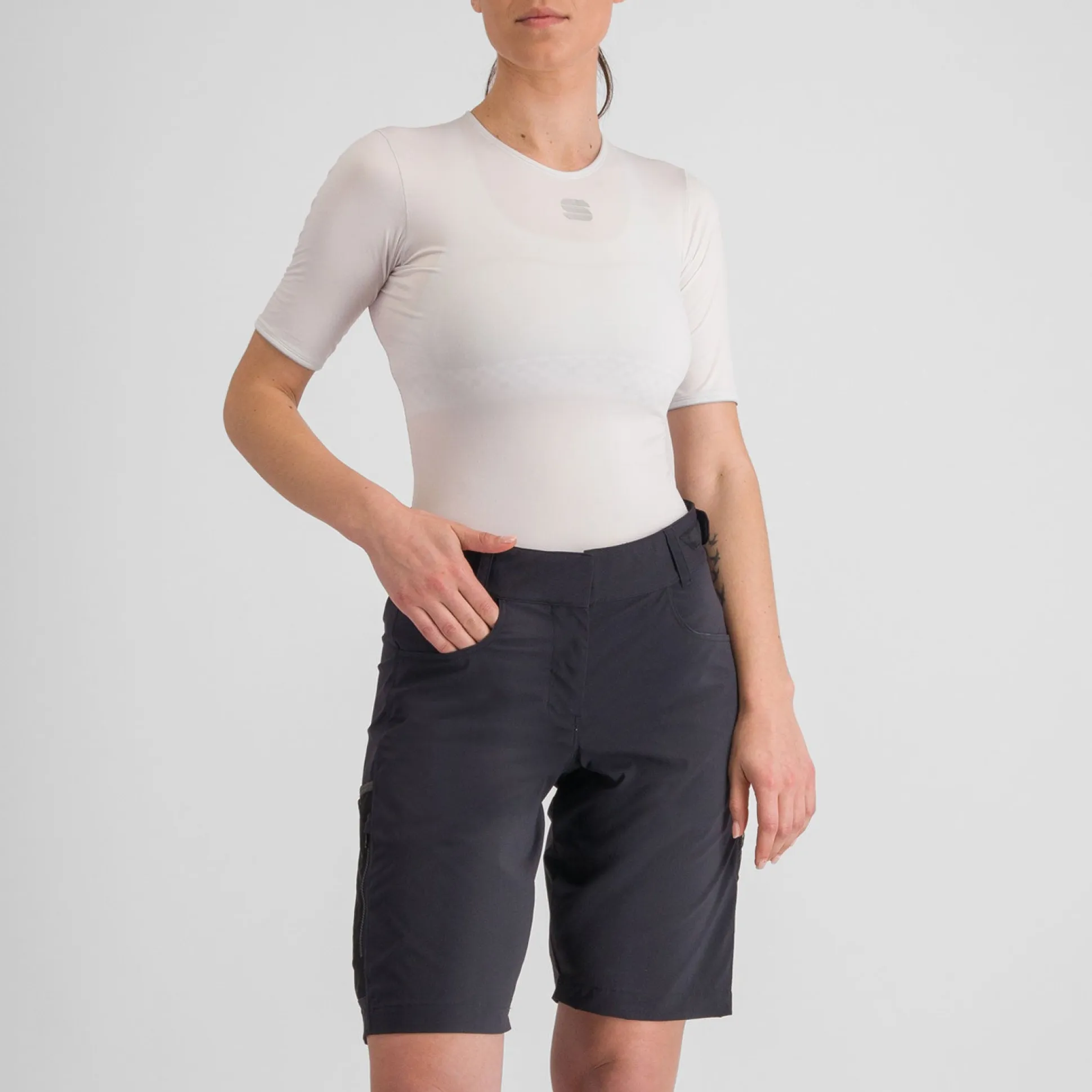 Pantaloncini donna Sportful Supergiara - Nero nero