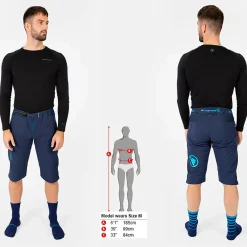 Pantaloncini Endura MT500 Burner - Blu