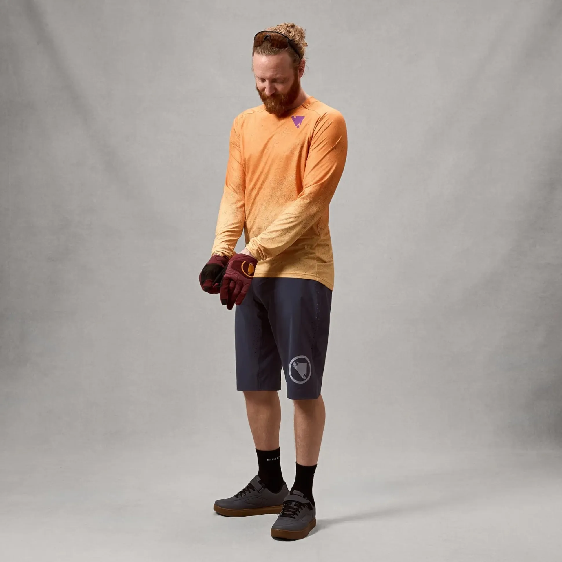 Pantaloncini Endura Singletrack Lite - Grigio