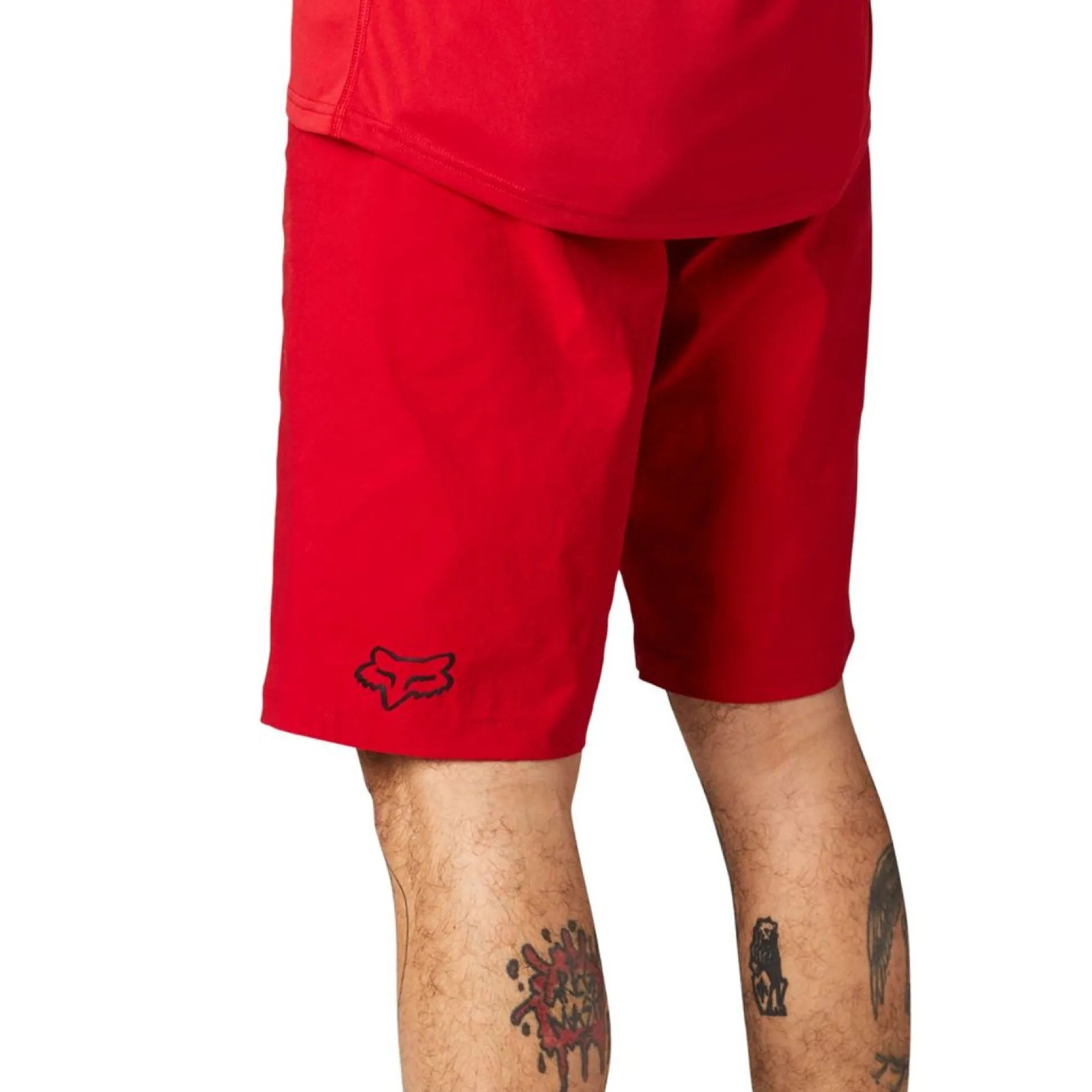 Pantaloncini Fox Flexair no liner - Rosso