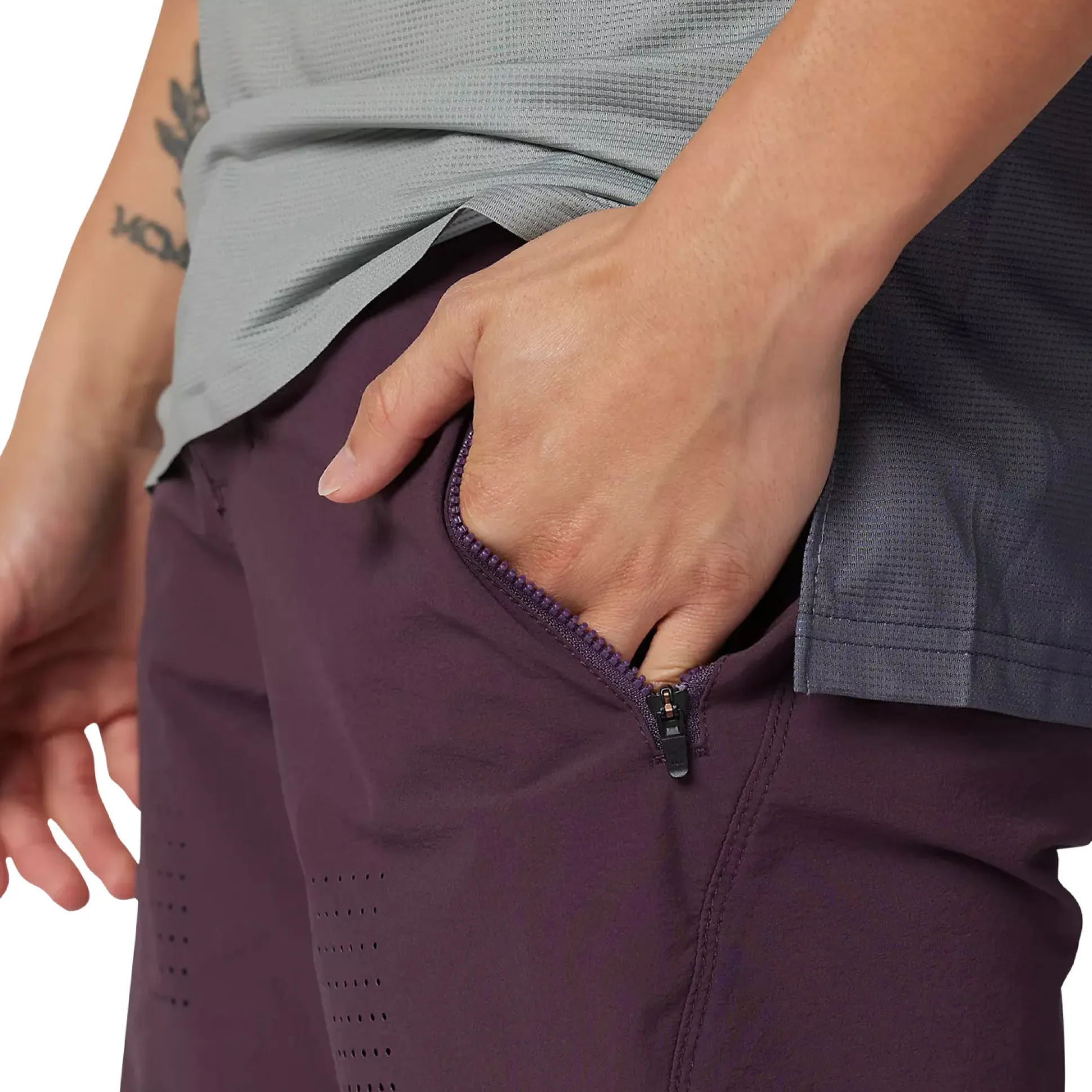 Pantaloncini Fox Flexair - Viola