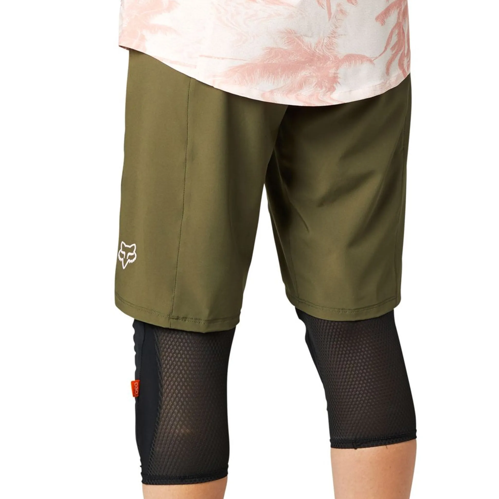 Pantaloncini Fox mtb donna Flexair Lite - Verde