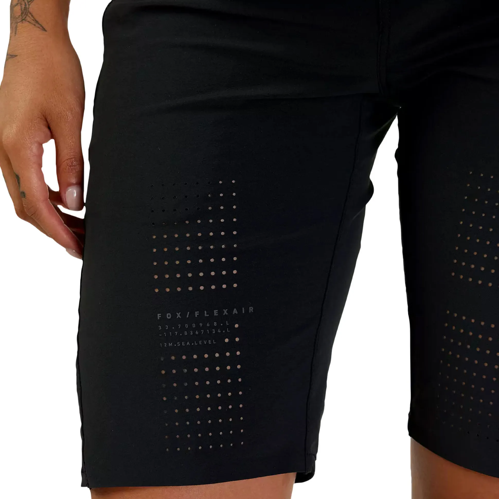 Pantaloncini Fox mtb donna Flexair - Nero nero