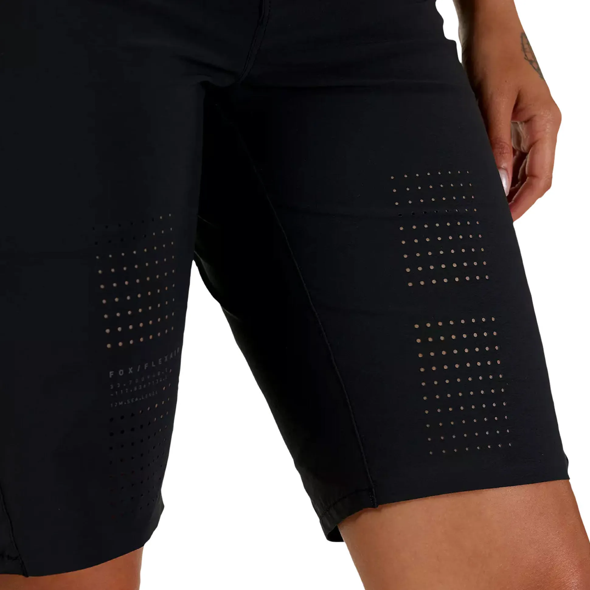 Pantaloncini Fox mtb donna Flexair - Nero nero