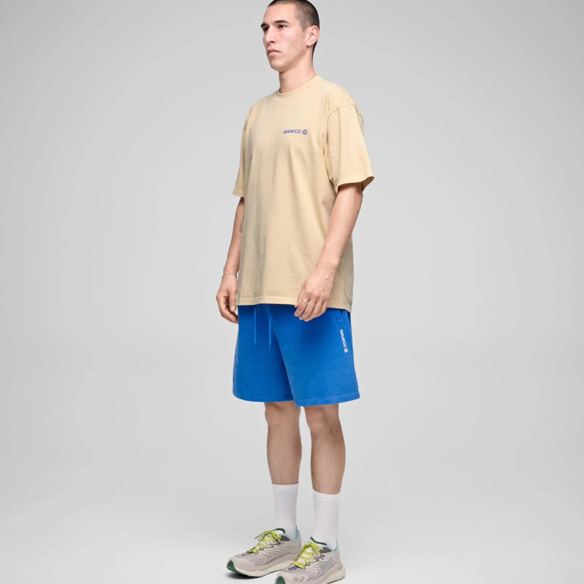 Pantaloncini Maap Essentials CC Sweat Short - Blu