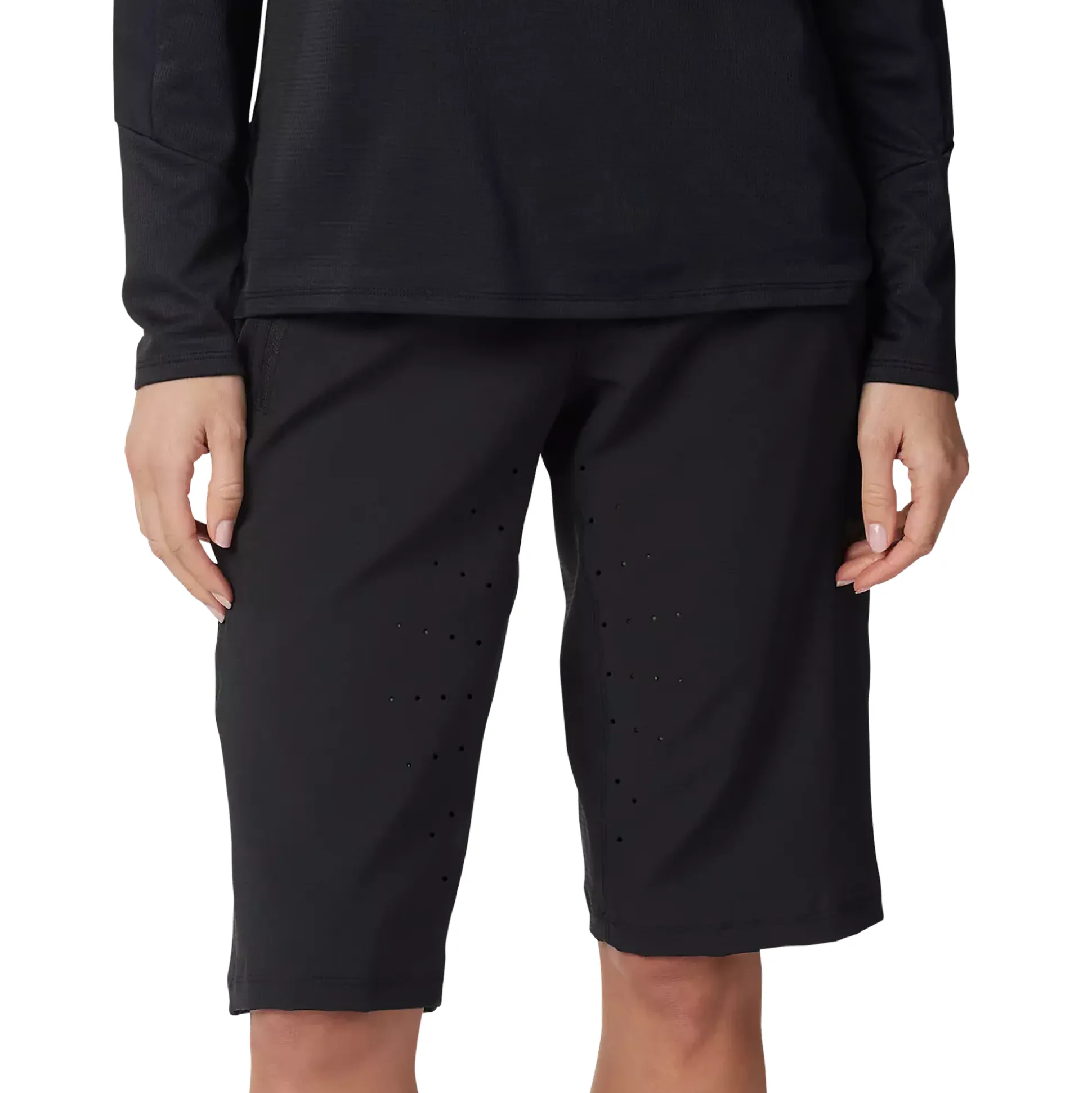 Pantaloncini mtb donna Defend - Nero