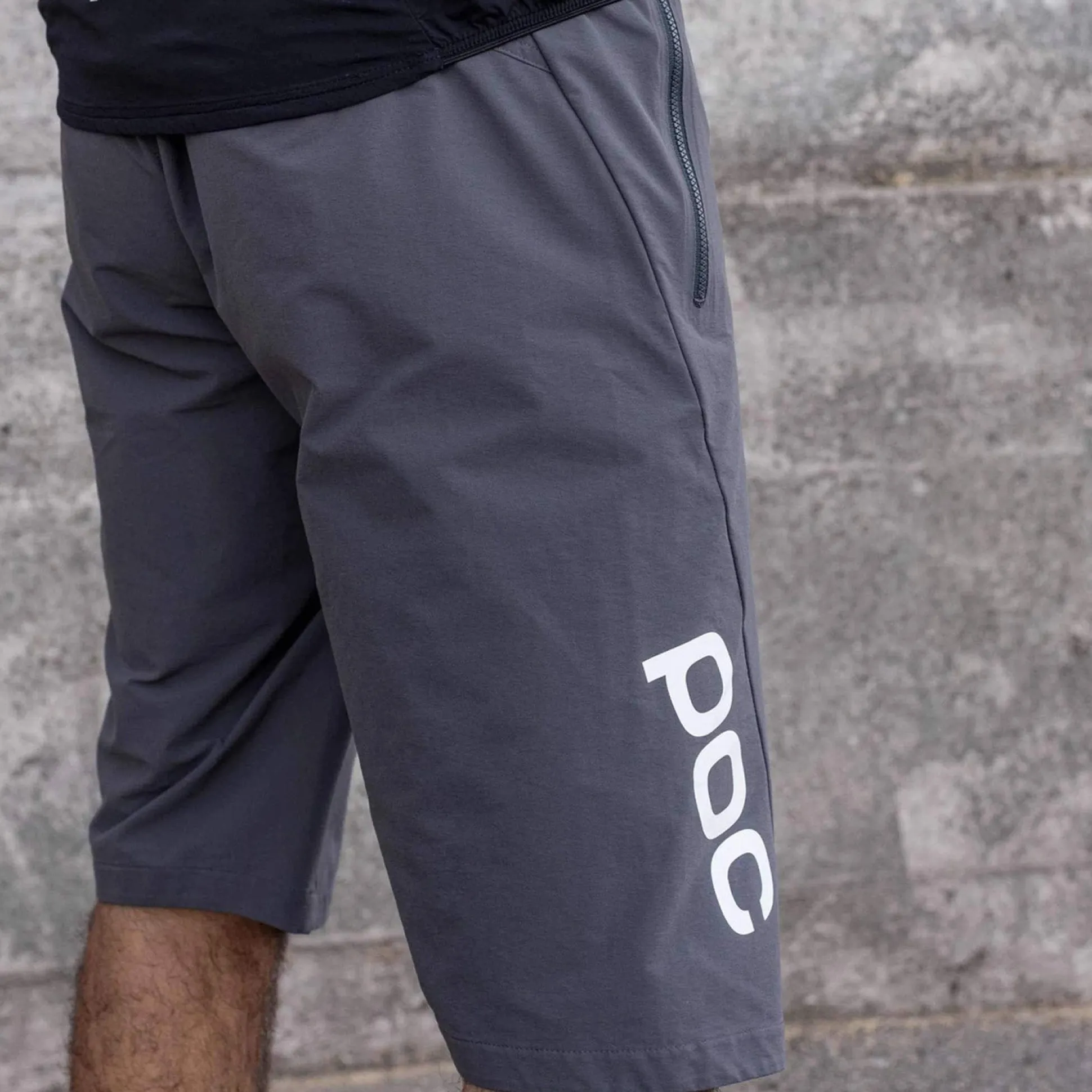 Pantaloncini Poc Essential Enduro - Grigio scuro