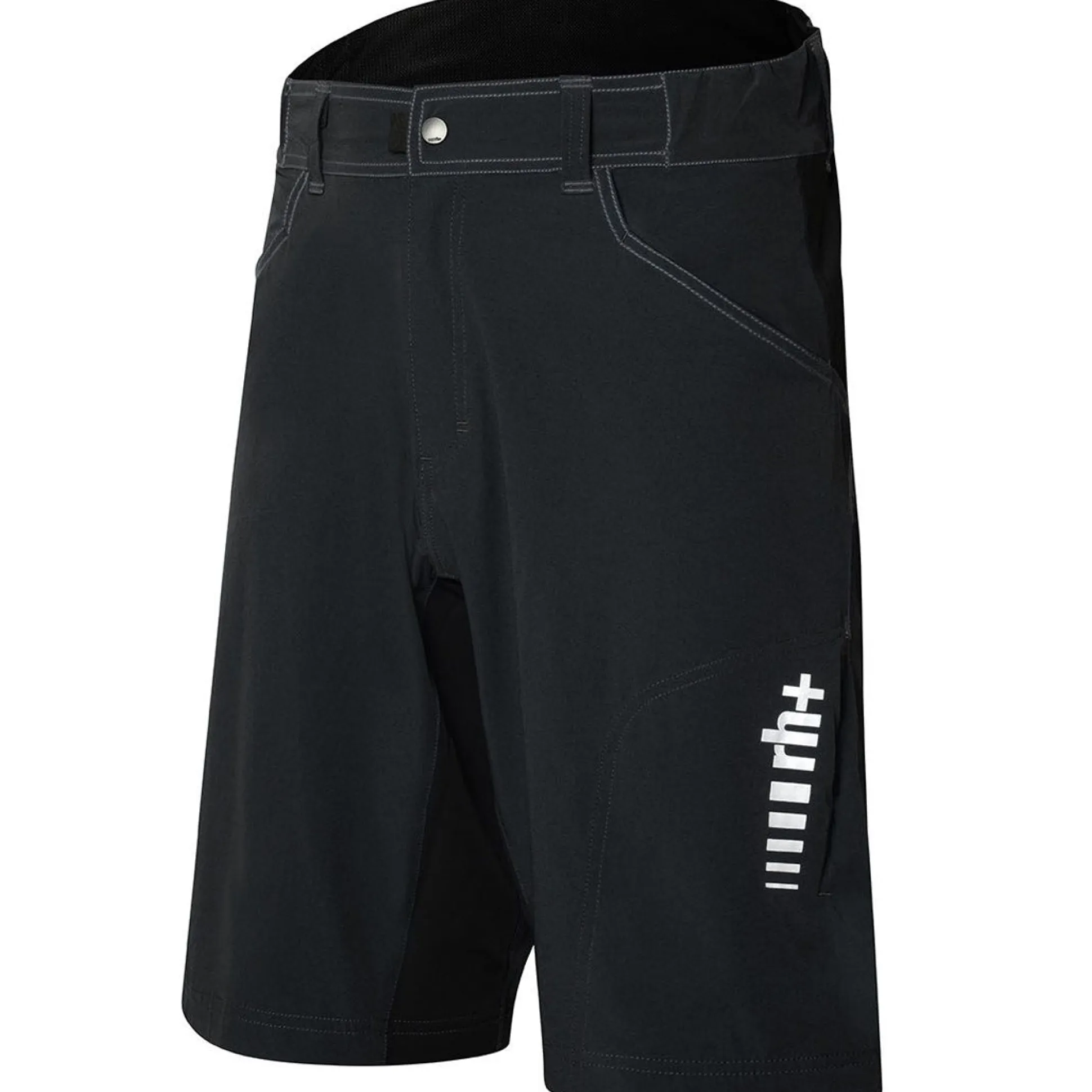 Pantaloni corti MTB Rh+ - Nero