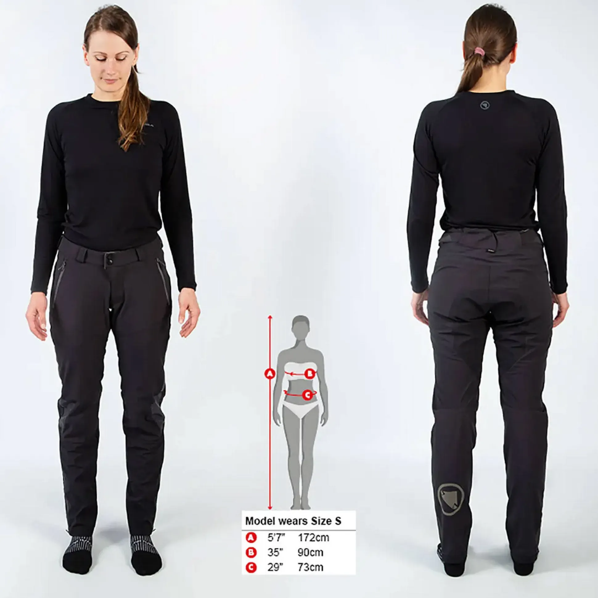 Pantaloni donna Endura MT500 Spray Trouser 2 - Nero