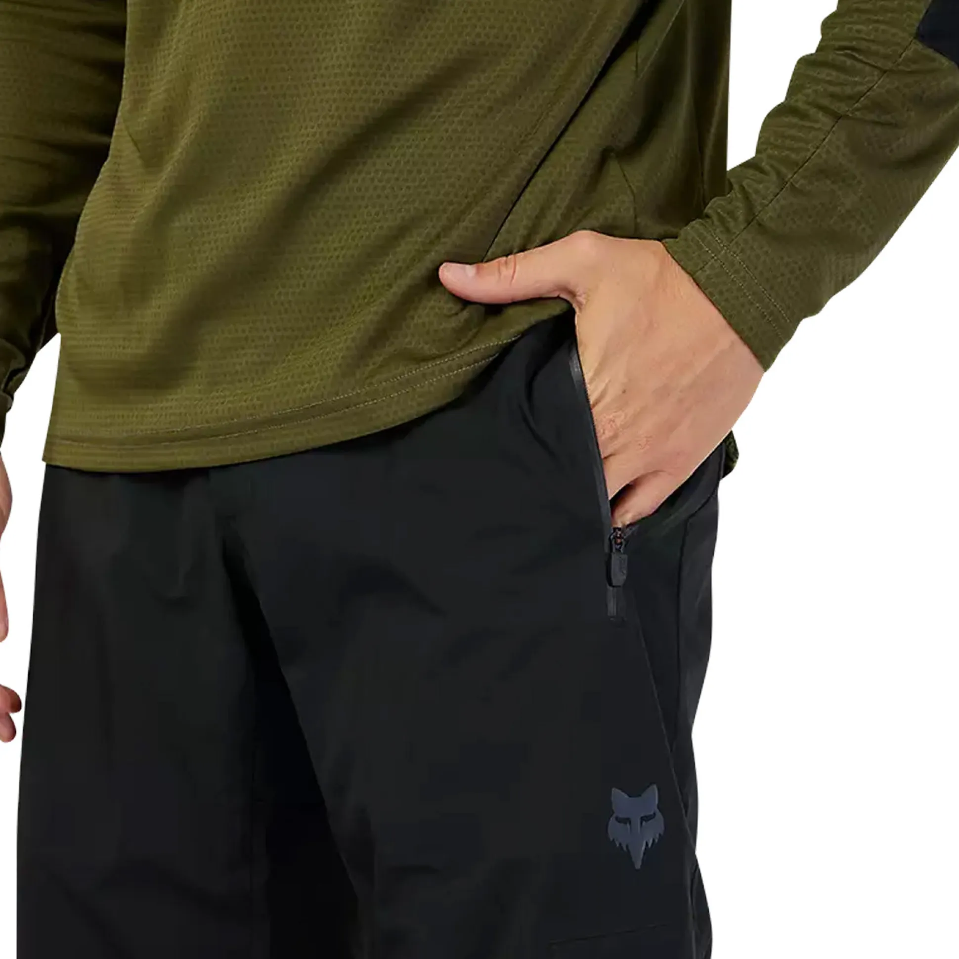 Pantaloni Fox Defend 3-Layer Water - Nero
