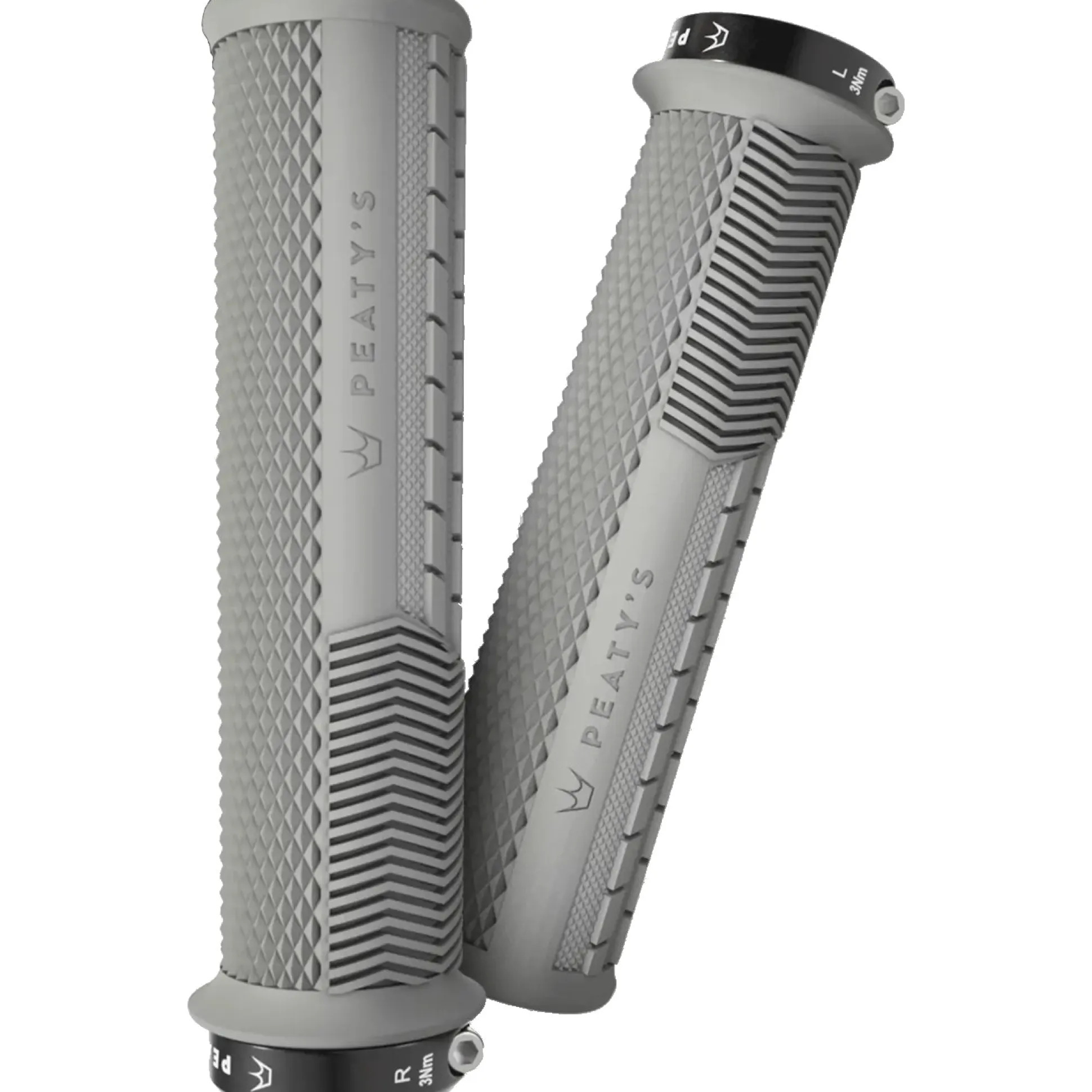 Peaty’s Manopole Monarch Knurl Thick - Grigio