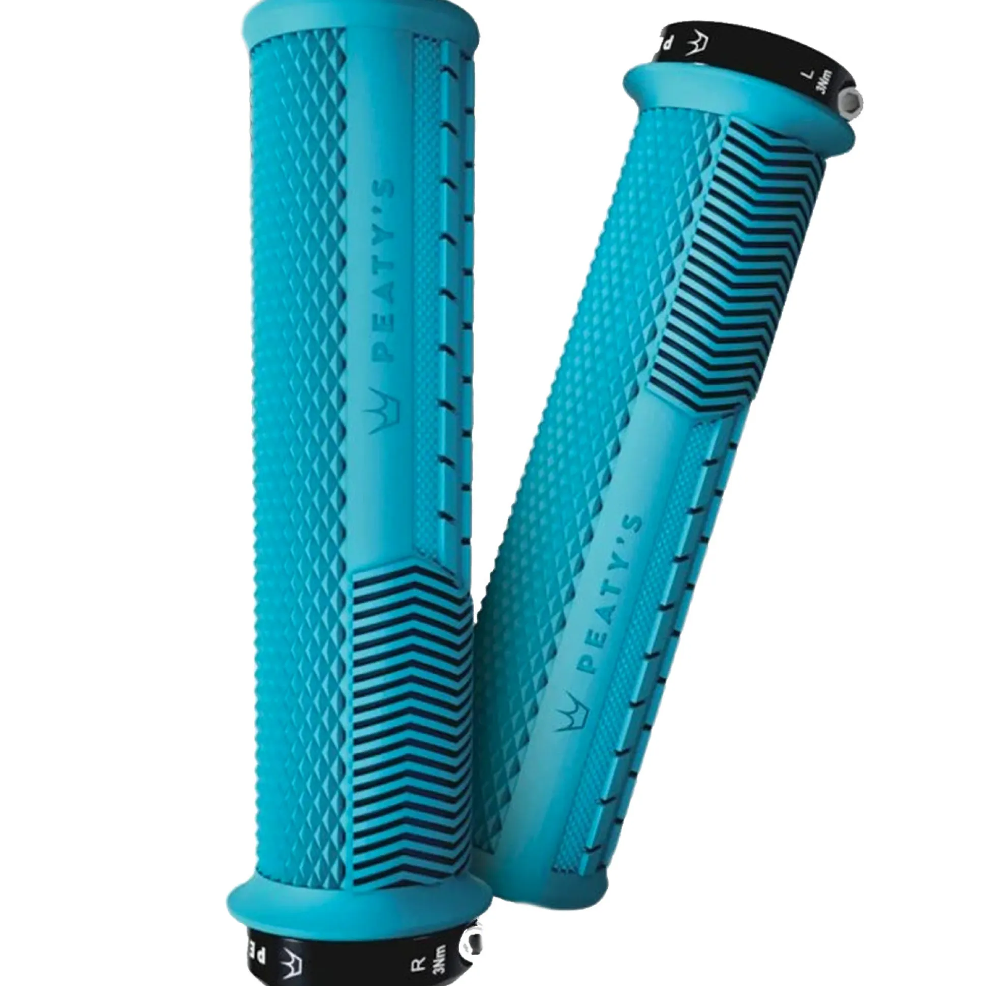 Peaty’s Manopole Monarch Knurl Thin - Azzurro