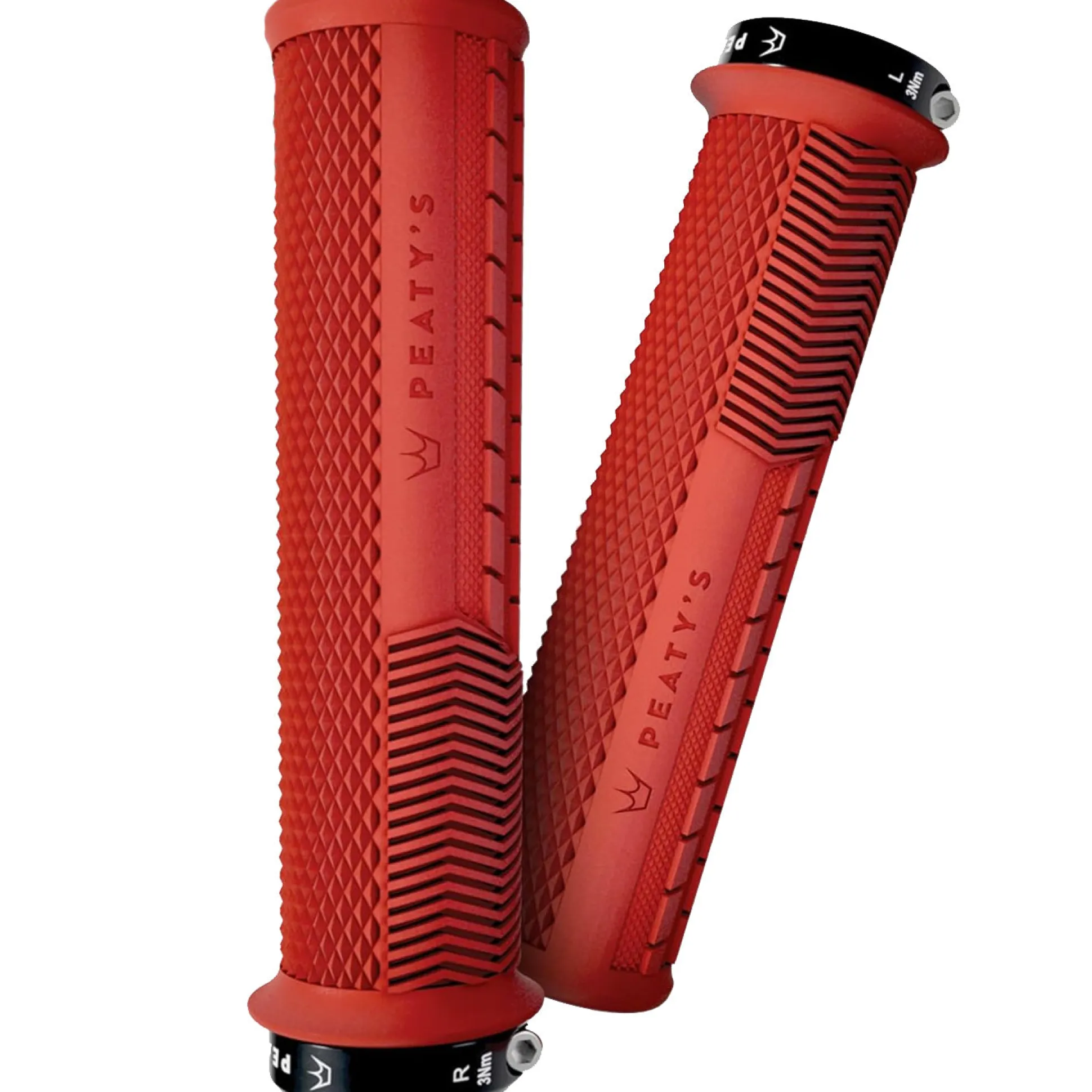 Peaty’s Manopole Monarch Knurl Thick - Rosso