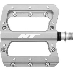 Pedali flat HT AN14A - Argento