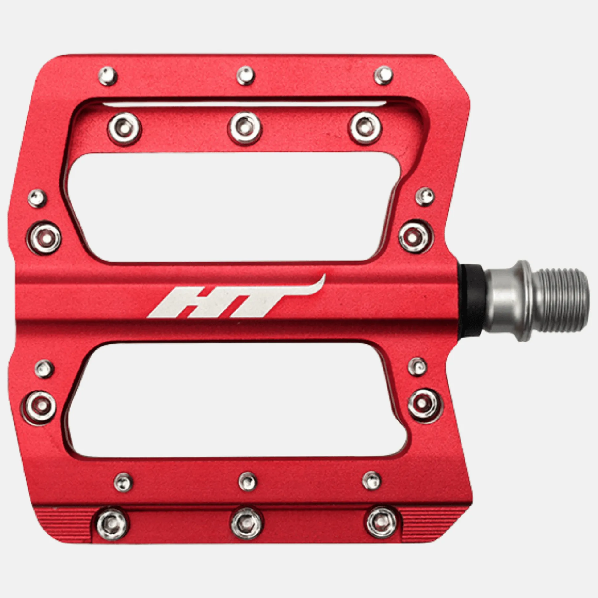 Pedali flat HT AN14A - Rosso