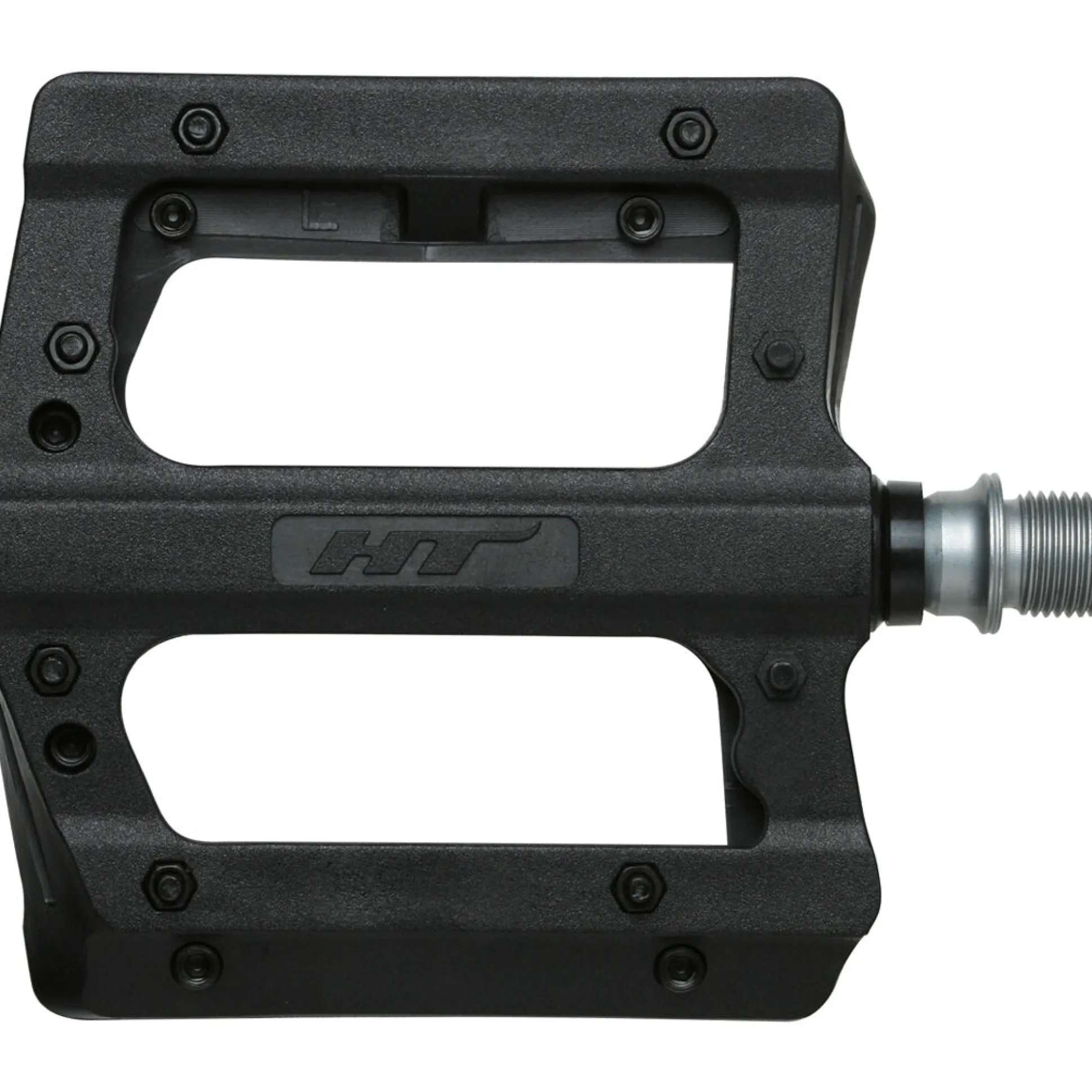 Pedali flat HT Nano-P PA12 - Nero