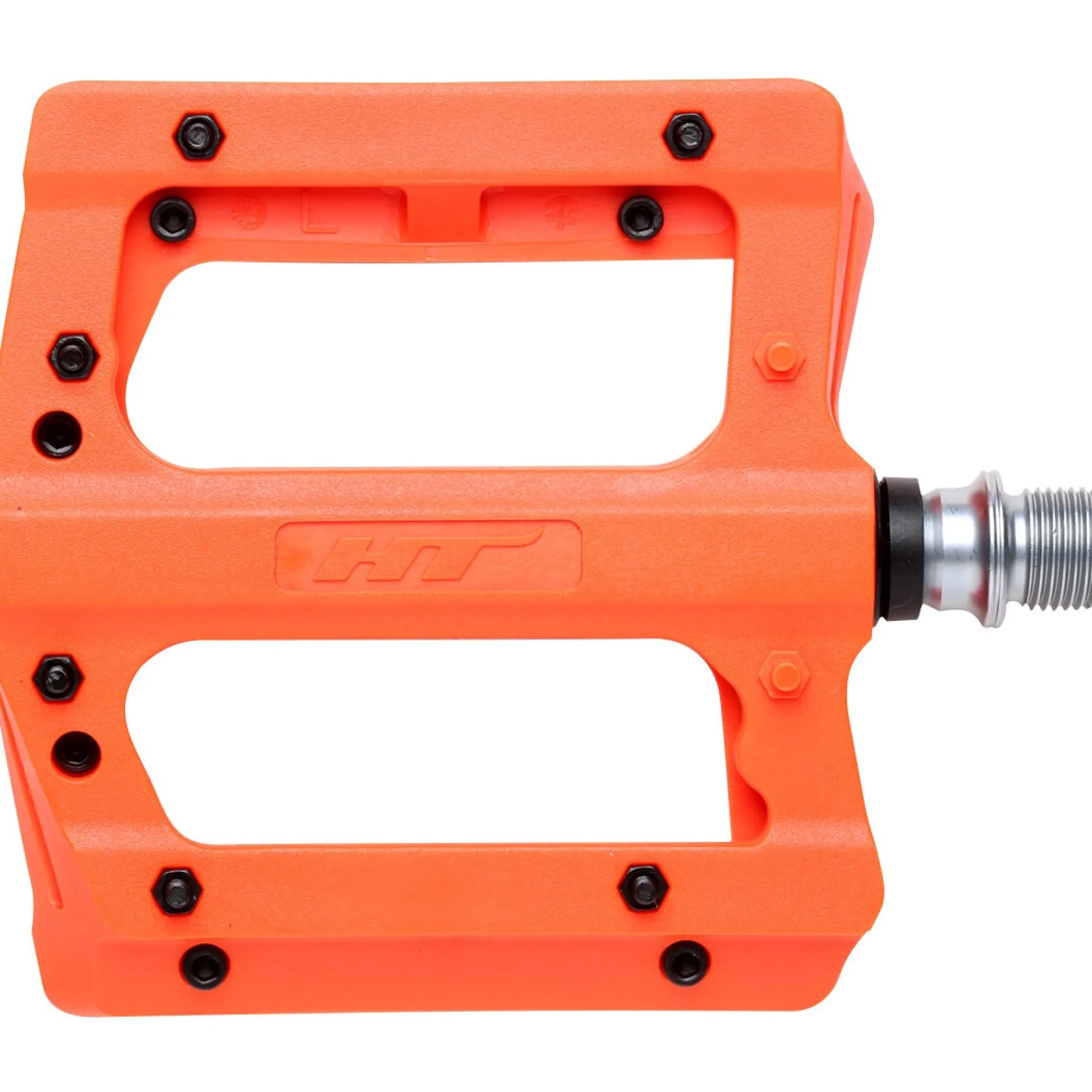 Pedali flat HT PA12A - Arancio