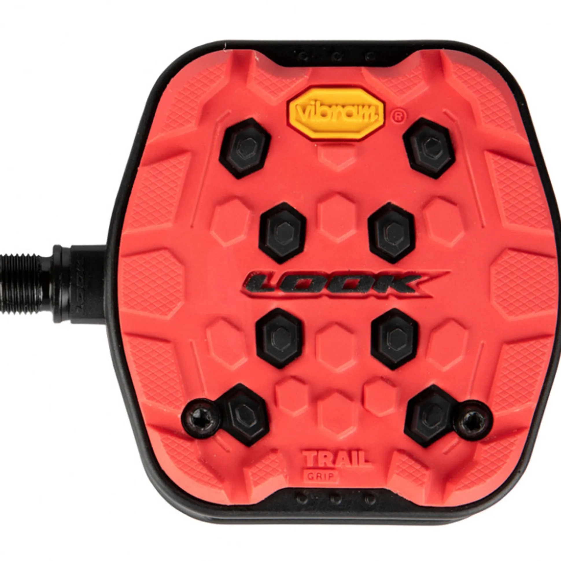 Pedali Look Trail Grip - Rosso