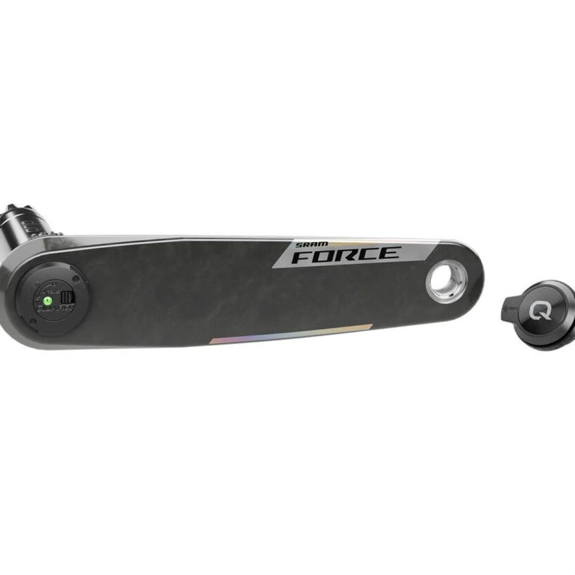 Pedivella sinistra con sensore di potenza Sram Force AXS E1 DUB - Nero
