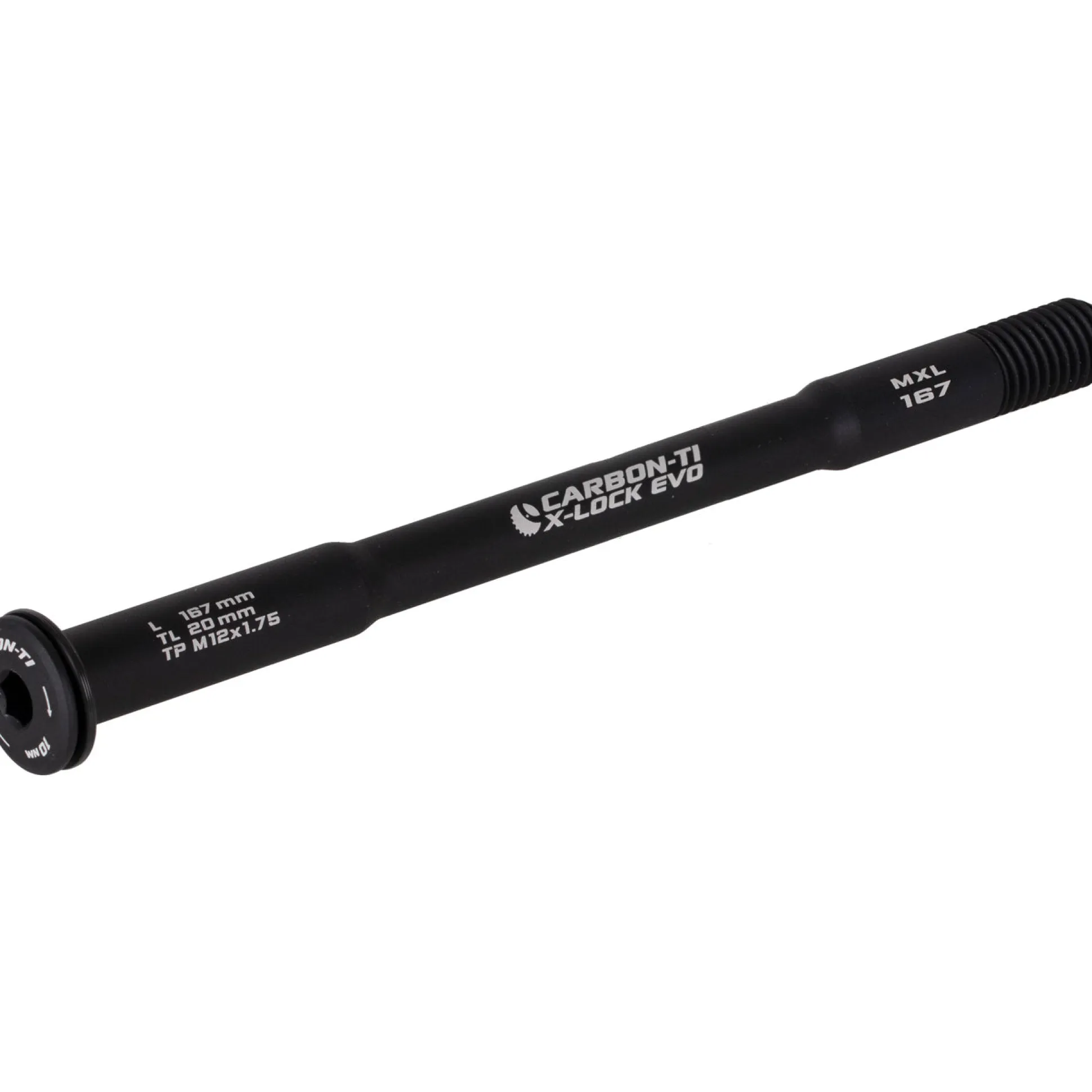 Perno passante Carbon-Ti X-Lock EVO 12x1.75 - 167 mm