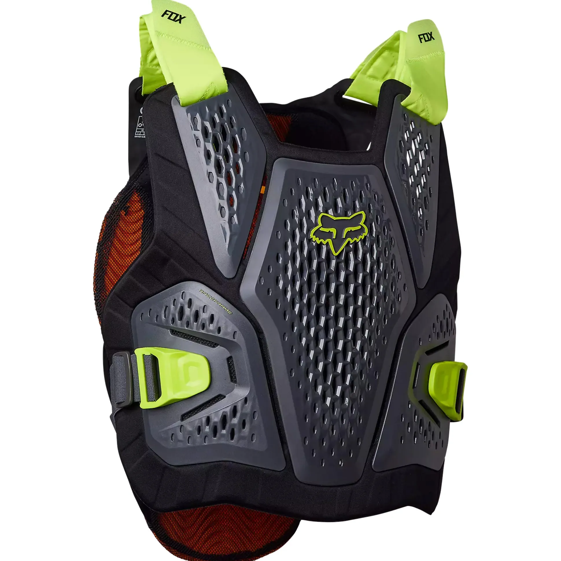 Pettorina Fox Raceframe Impact D3O - Grigio