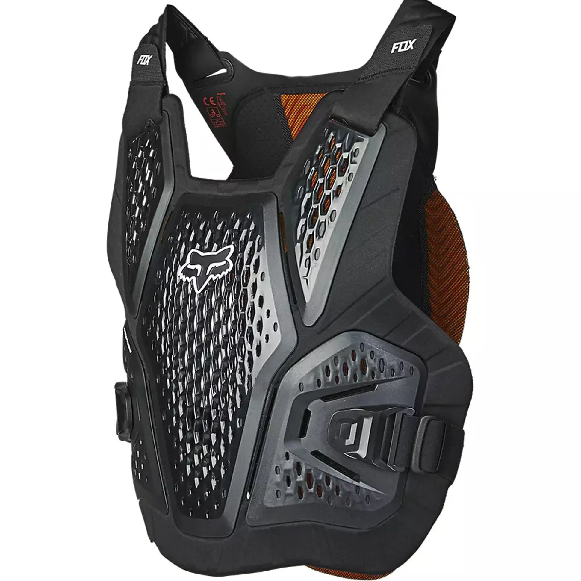 Pettorina Fox Raceframe Impact D3O - Nero
