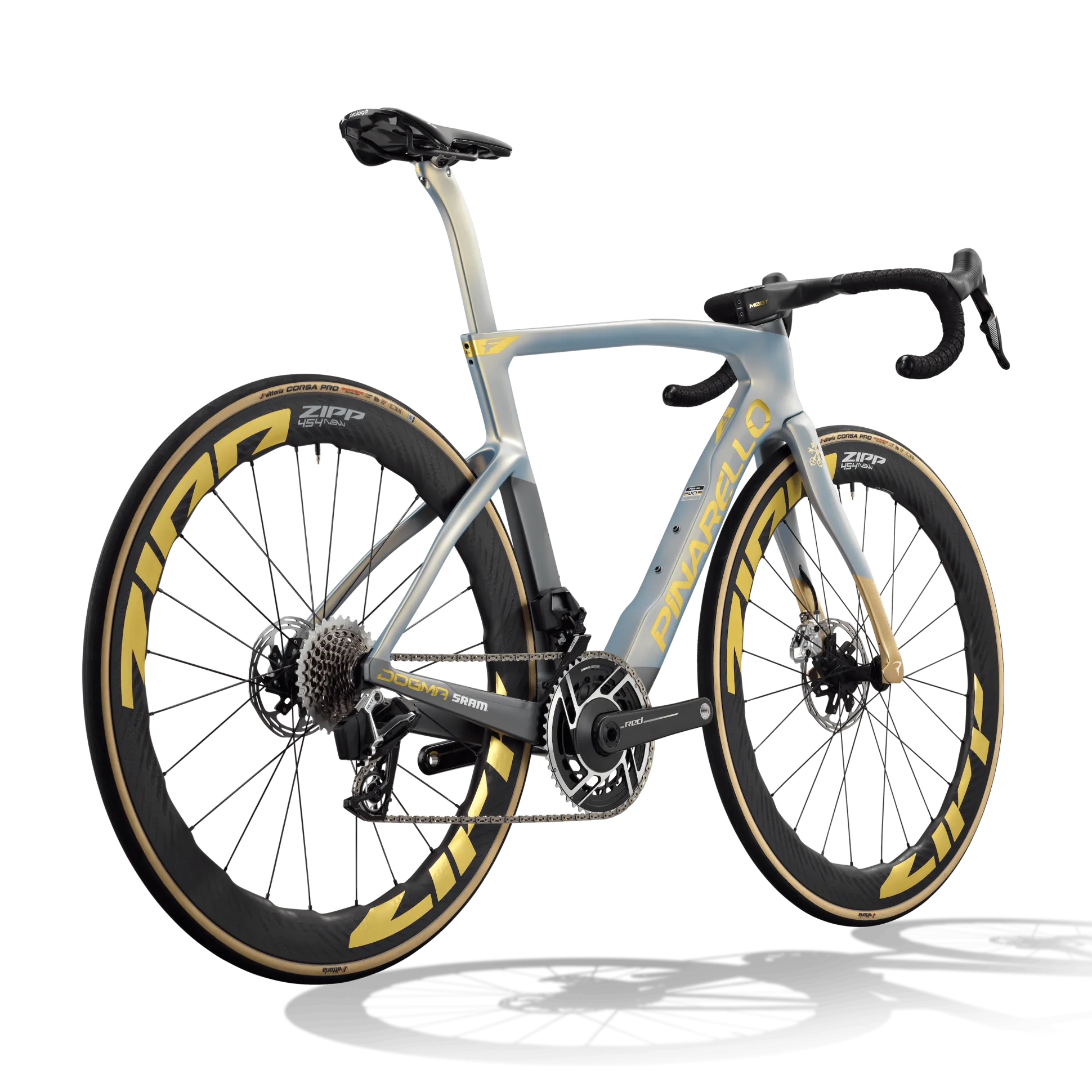 Pinarello Dogma F Disk Red AXS PM Zipp 454 NSW - Pinarello Q36.5 Tour de France