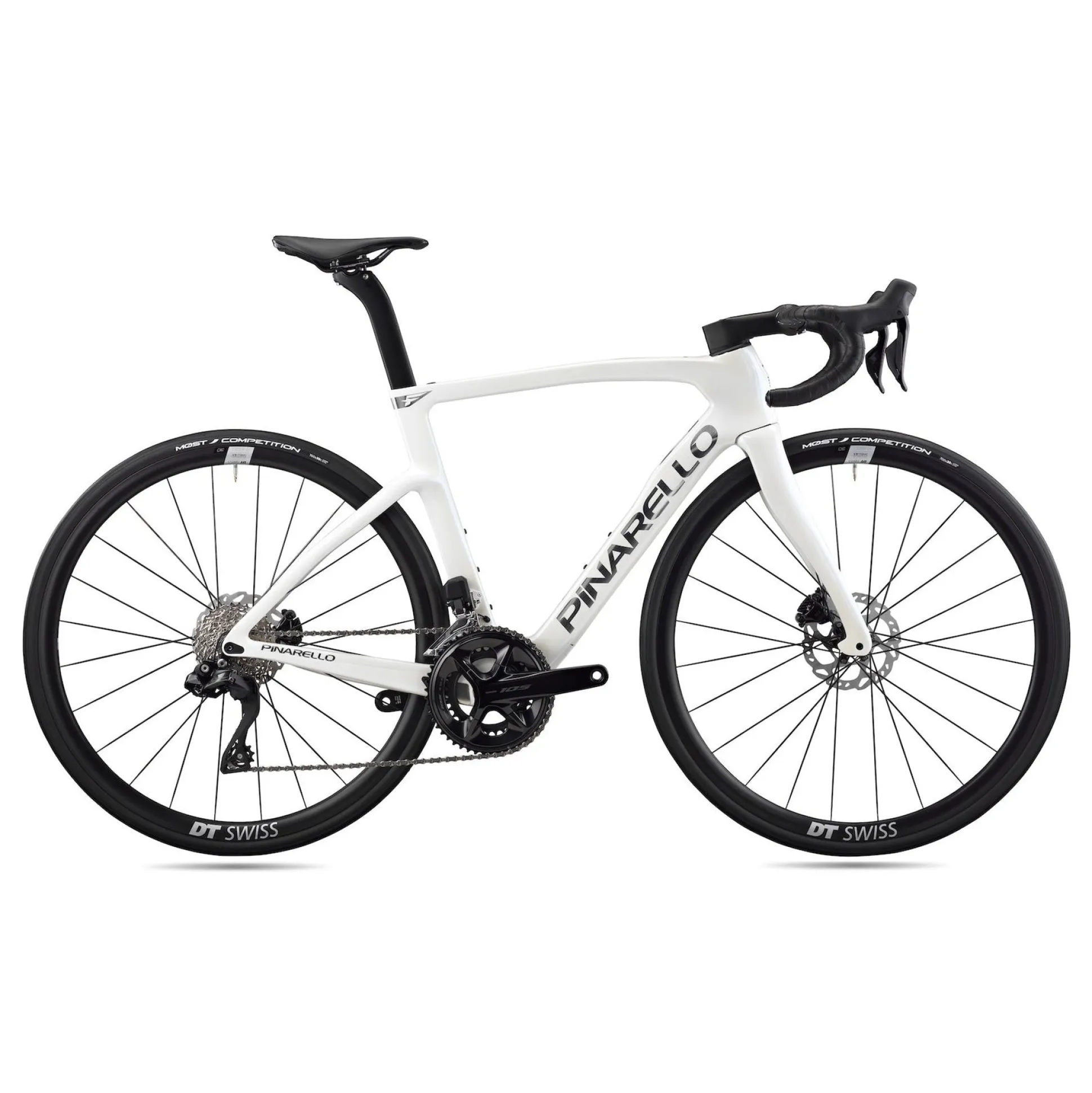 Pinarello F3 105 Di2 Dt Swiss A1800 - Bianco