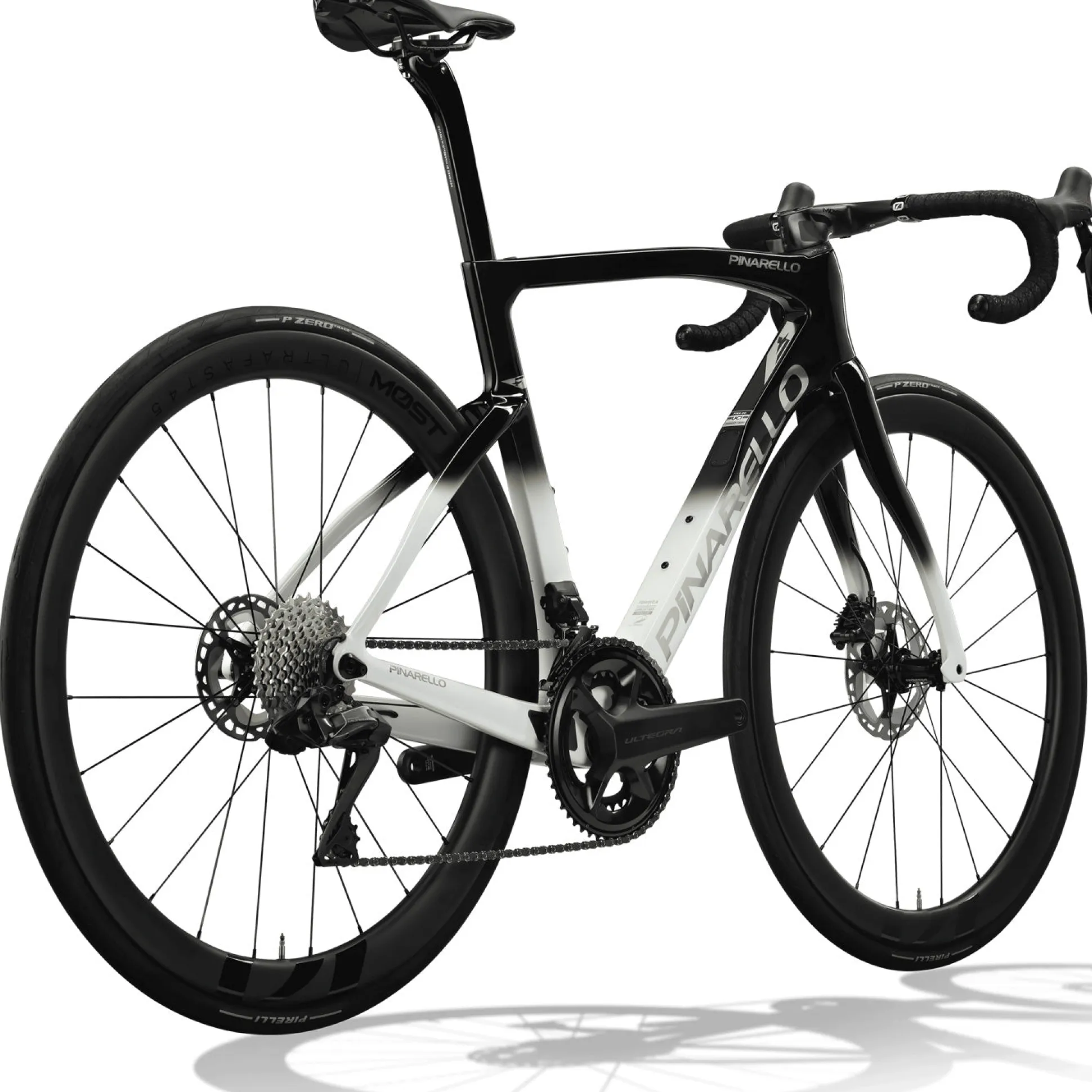 Pinarello F7 Disk Ultegra Di2 Ultra fast - Nero bianco