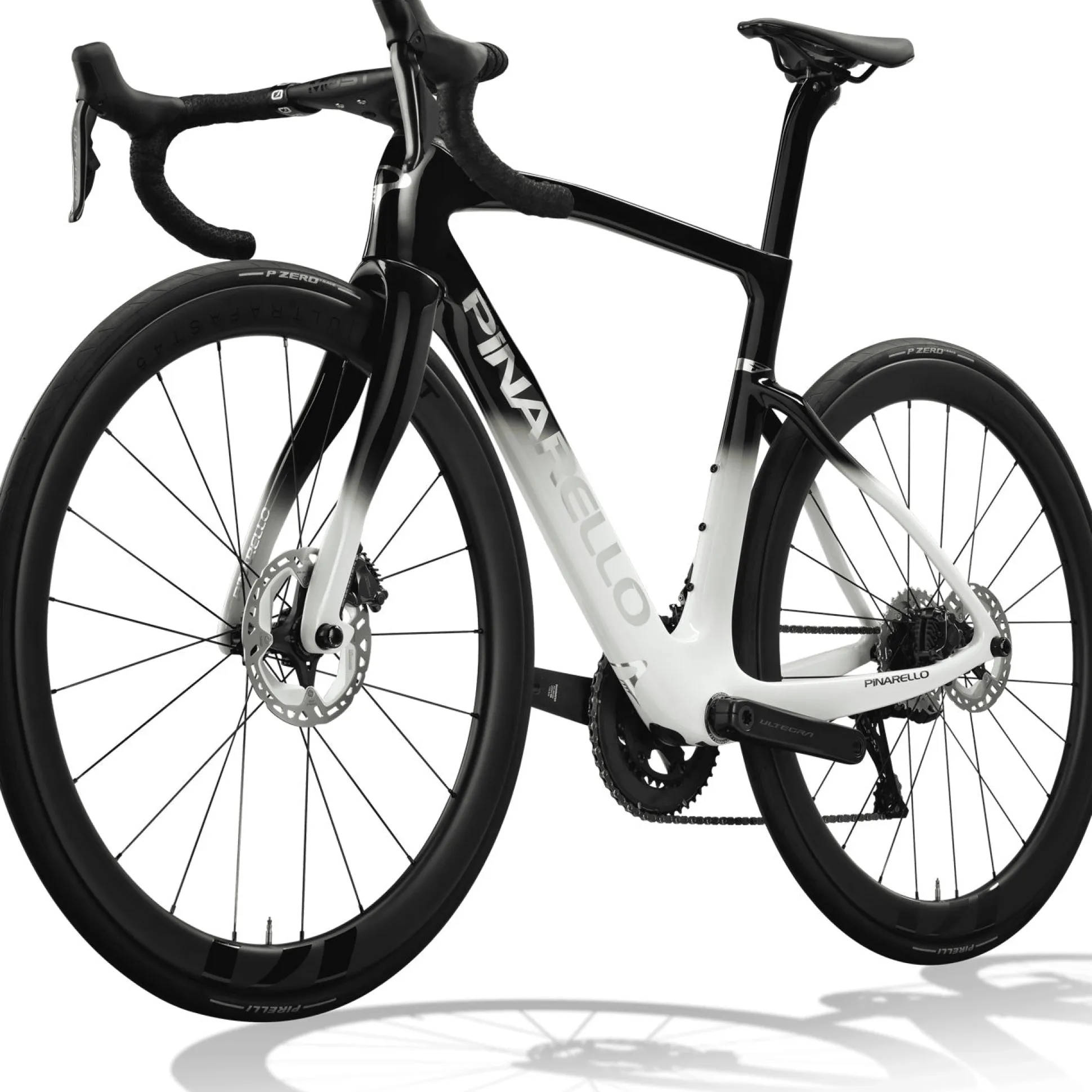 Pinarello F7 Disk Ultegra Di2 Ultra fast - Nero bianco