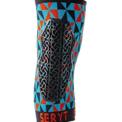Protezioni ginocchio Seryt Flow - Azzurro rosso