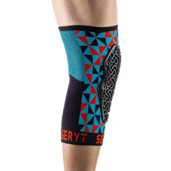 Protezioni ginocchio Seryt Flow - Azzurro rosso