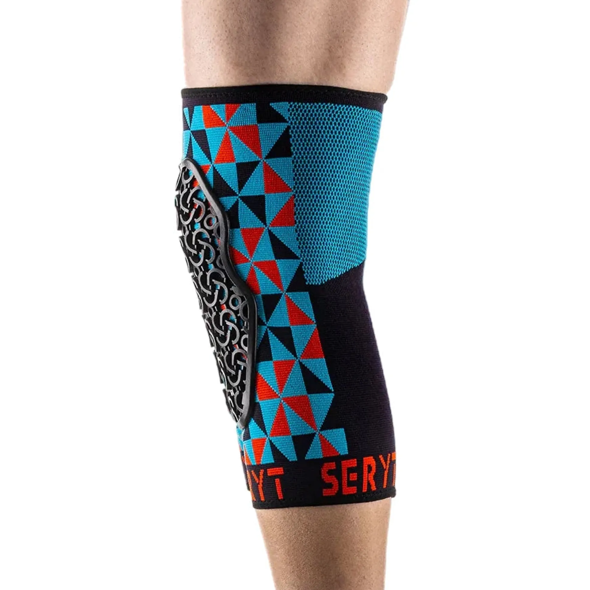 Protezioni ginocchio Seryt Flow - Azzurro rosso