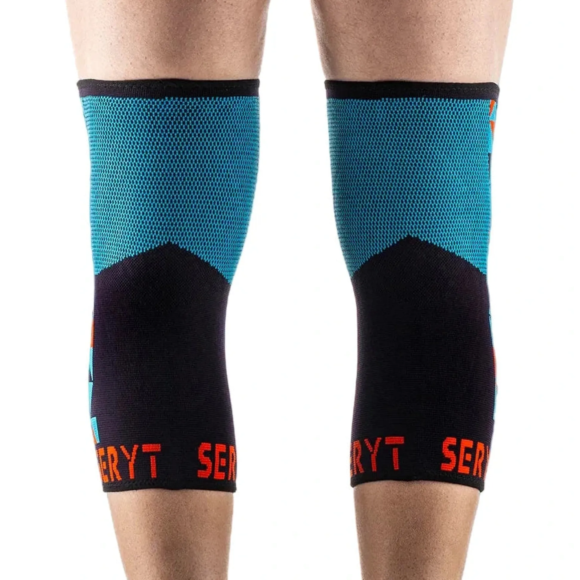 Protezioni ginocchio Seryt Flow - Azzurro rosso