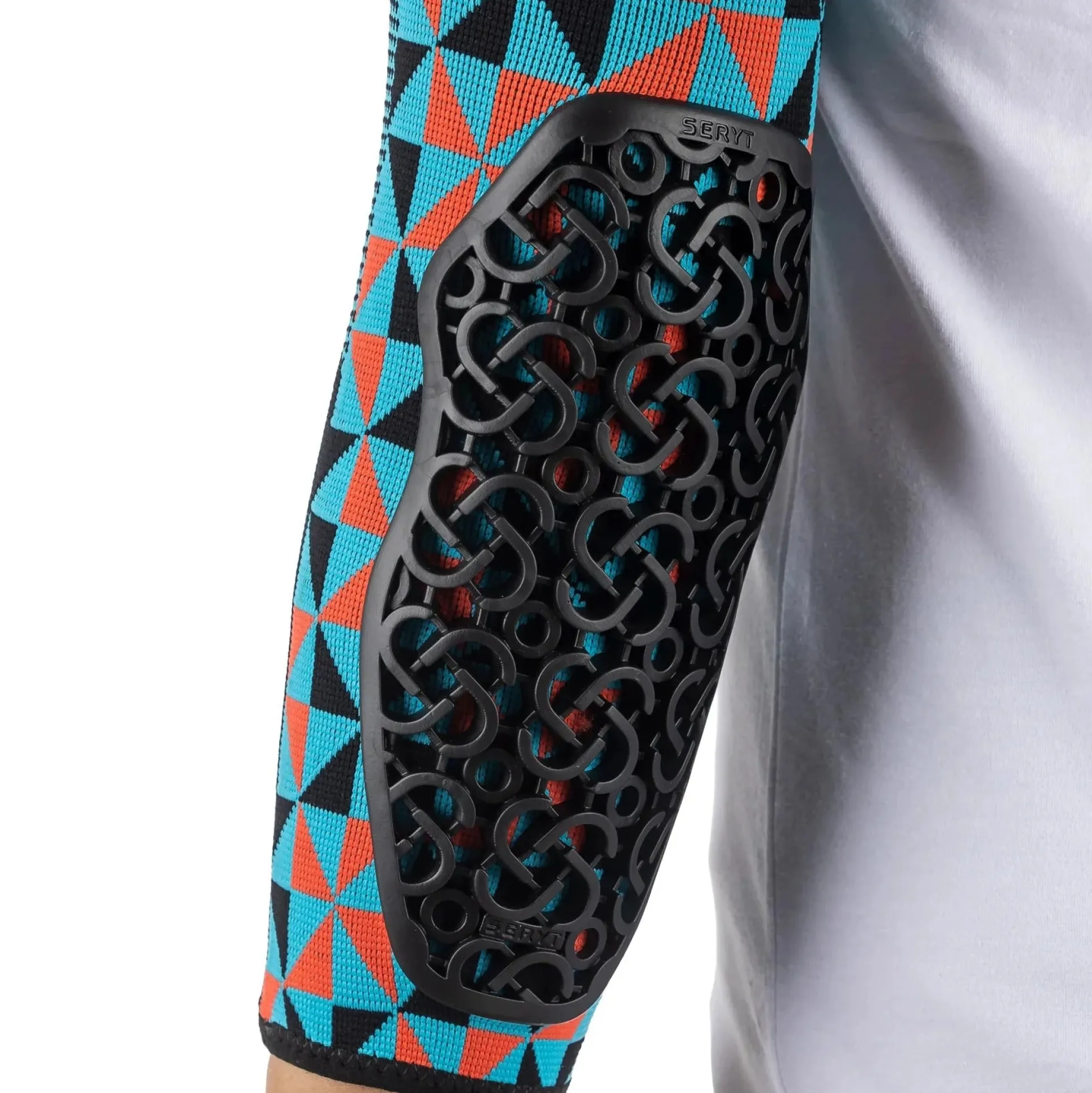 Protezioni gomito Seryt Flow Elbow - Azzurro rosso