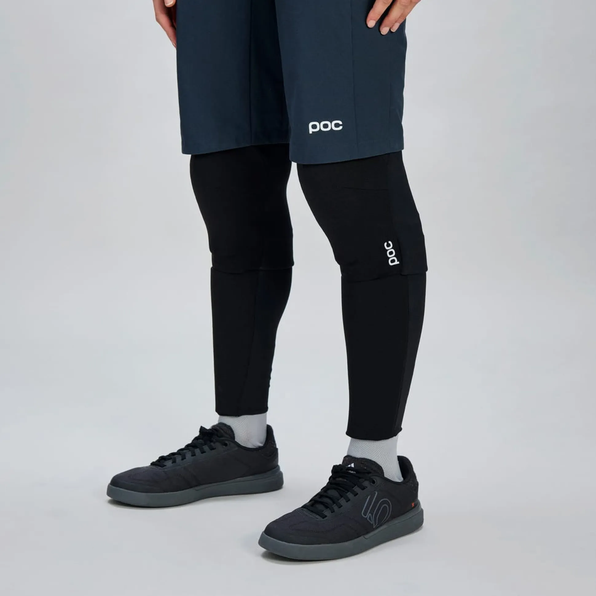 Protezioni tibia Poc VPD Air Shins Flow - Nero