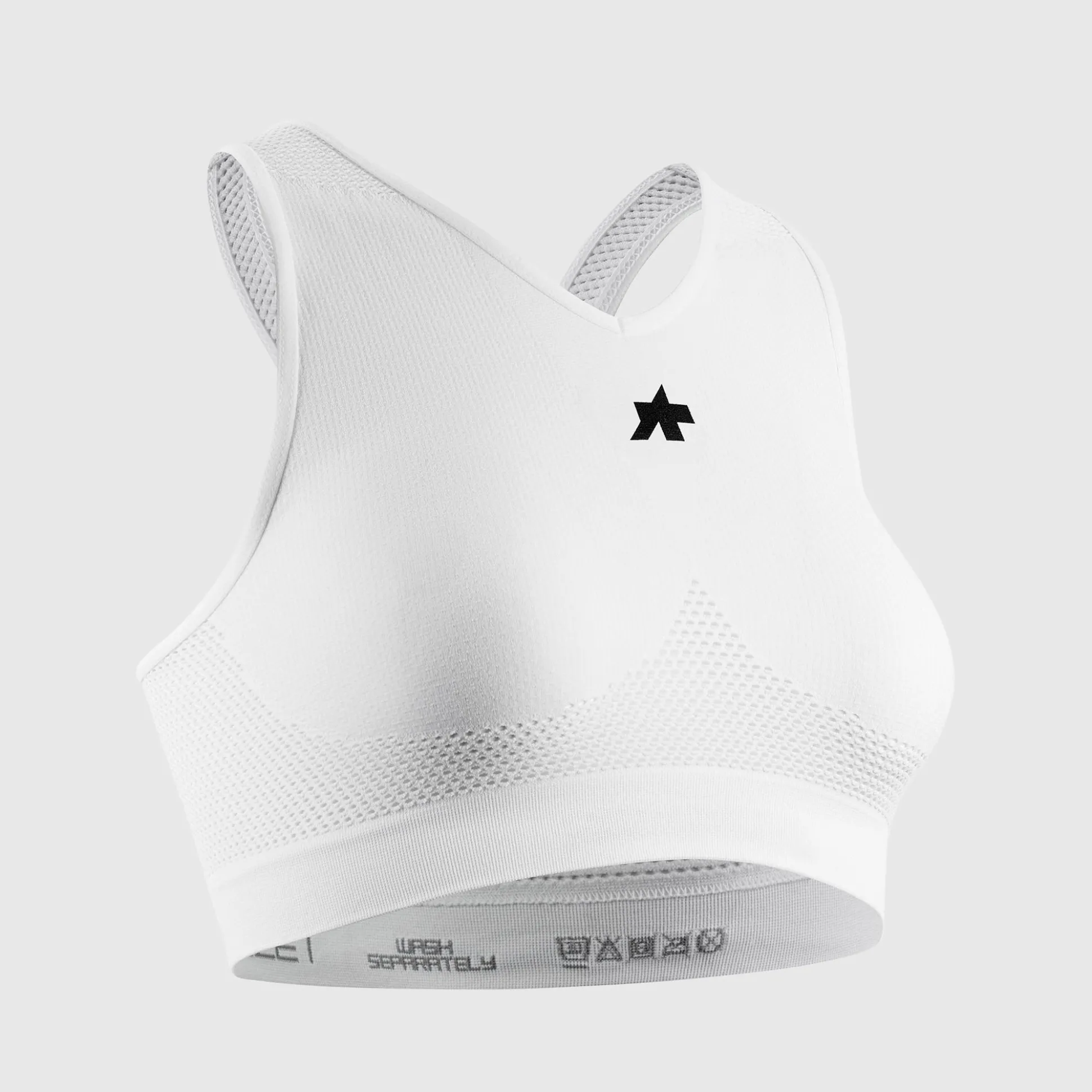 Reggiseno Assos Cropped Tank P1 - Bianco