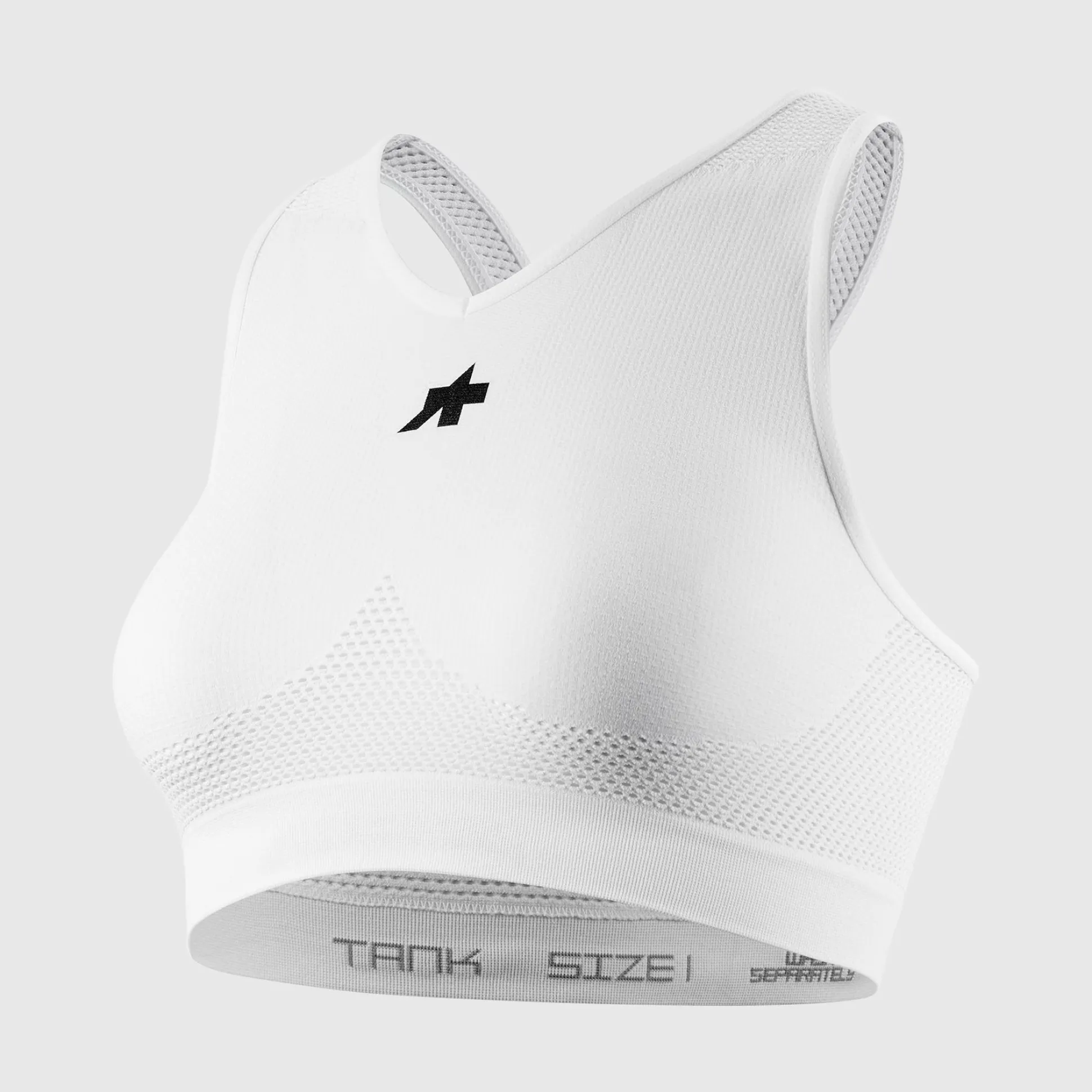 Reggiseno Assos Cropped Tank P1 - Bianco